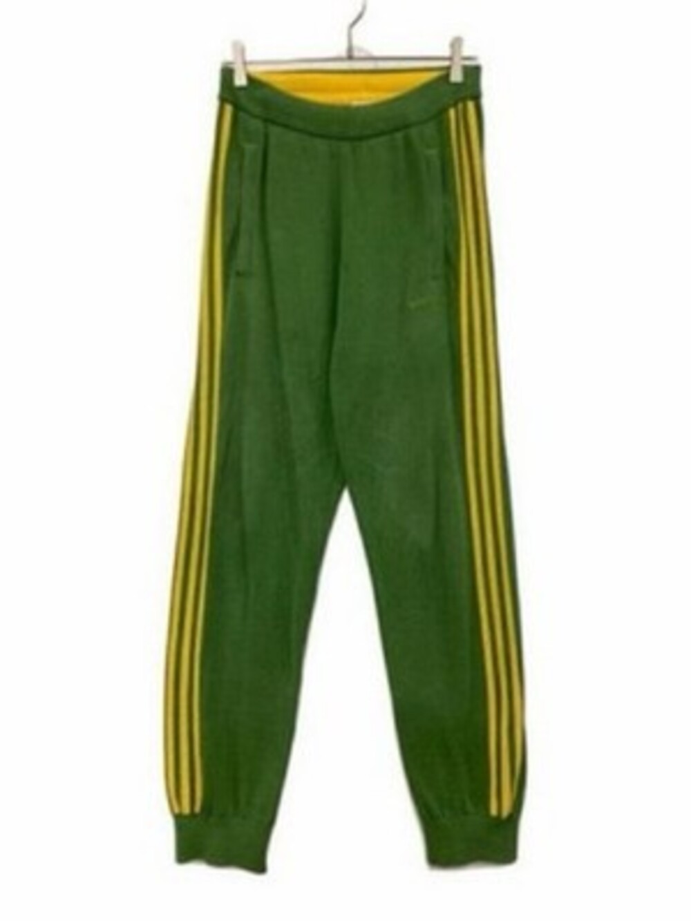 Adidas Green and Yellow wales bonner Track Joggers